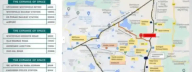 Purva Park Apartment Location map with birds eye view photo by Puravankara Group located at Hennur Road, Bangalore Karnataka